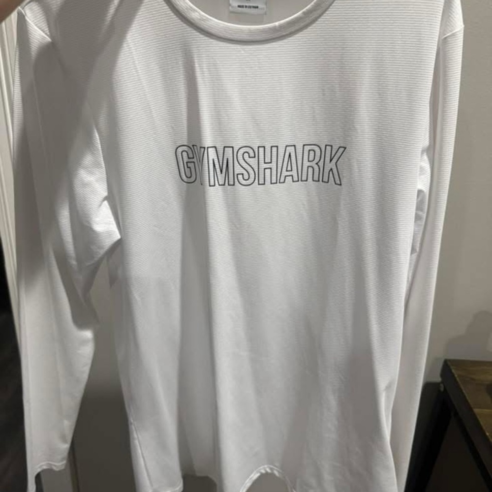 Gymshark Classic White Long Sleeve Tee